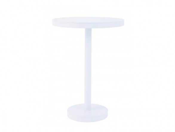 Mesa cóctel Finley blanca