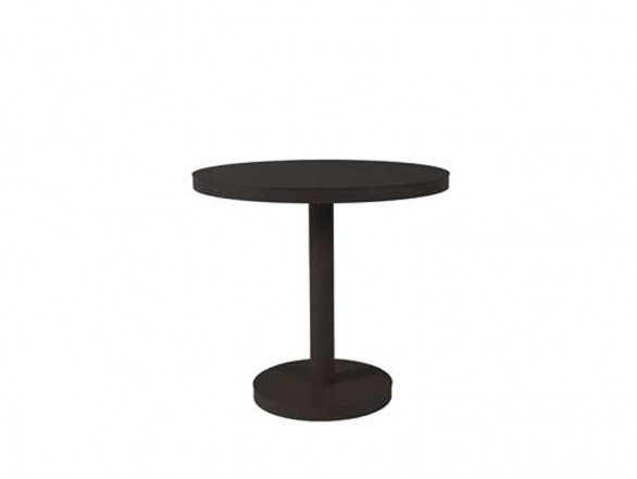 Mesa Finley redonda negra