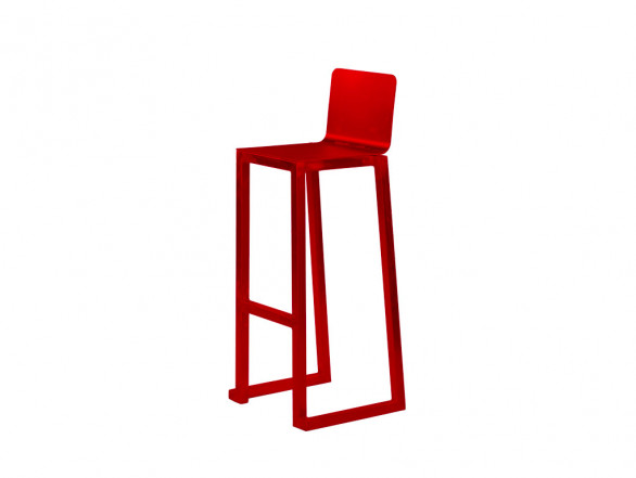 Taburete Finley rojo