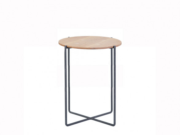 Mesa alta Cross tablero madera