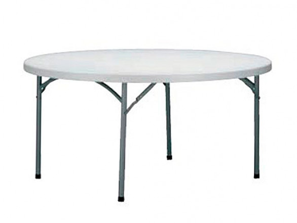 Mesa redonda resina 200 cm