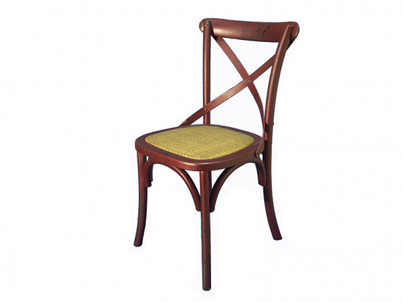 Silla Crossback color granate