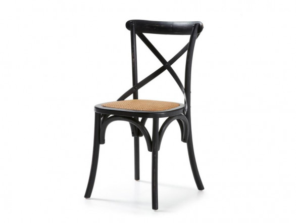 Silla Crossback color negro