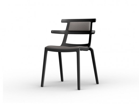 Silla Kioto tapizada
