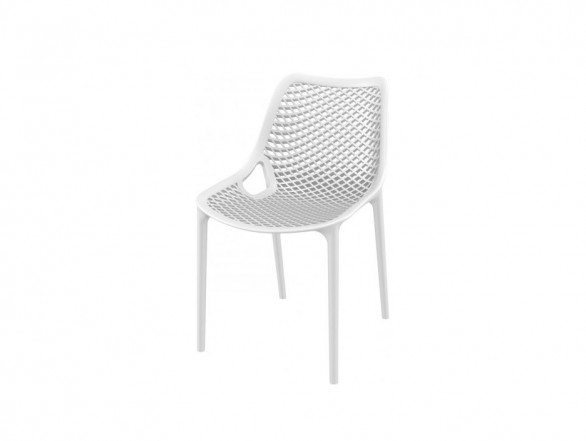 Silla rejilla blanca