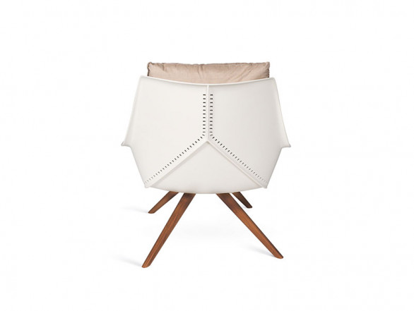 Sillón Anou patas madera